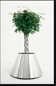 Stainless steel plant container 'Superline Apollo' Stainless steel plant container 'Superline Apollo'